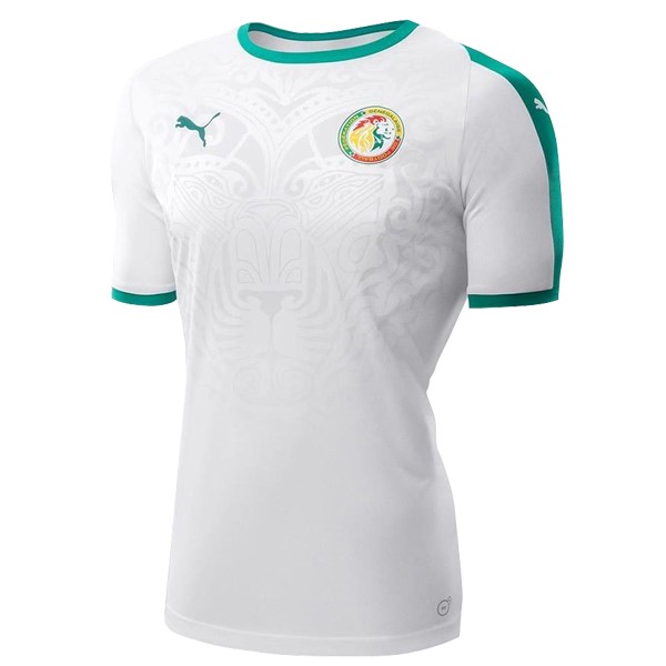 Maillot Football Sénégal Exterieur 2018 Blanc